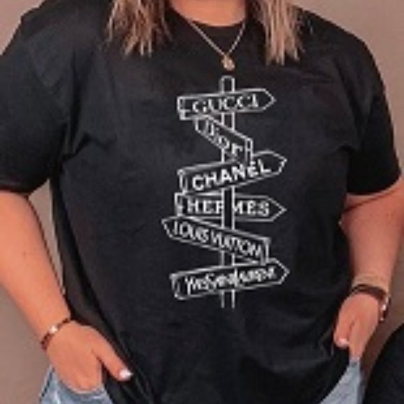 Designer Tag T-shirt (Plus Size) - Picture 1 of 1